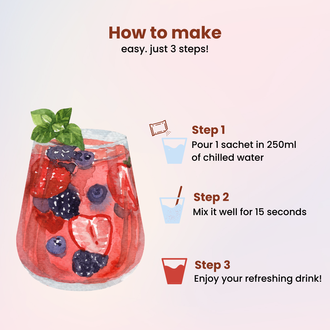 Mixed Berry Instant Drink Mix